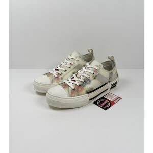 Size 42EU/9US - Dior B23 Oblique Floral Low Top Sneakers